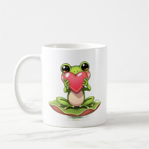I Love You Personalized Chibi Toad Coffee Mug