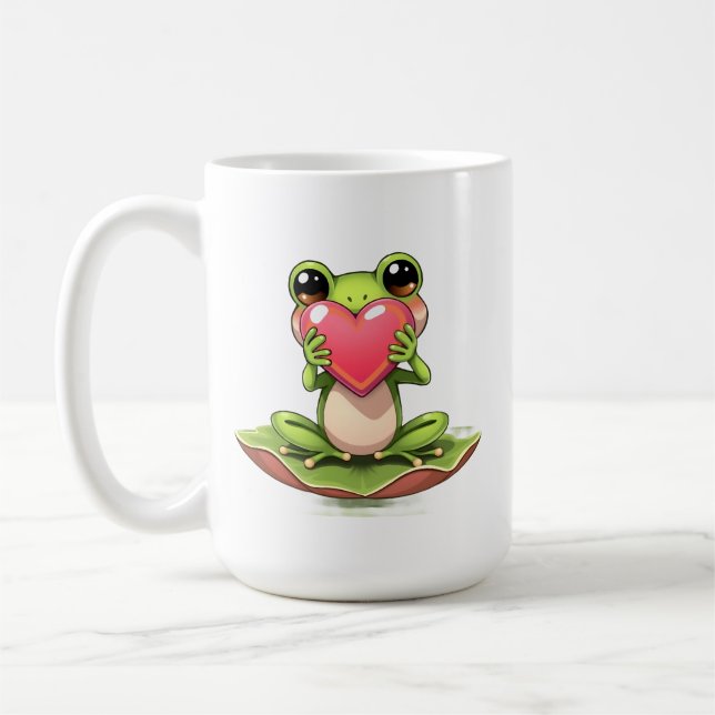 I Love You | Personalized Chibi Toad Coffee Mug (Left)
