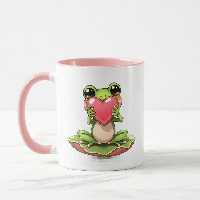 I Love You | Personalized Chibi Toad Mug (Left)