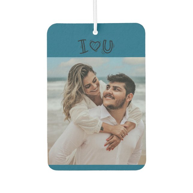 I Love you Photo Air Freshener (Front)