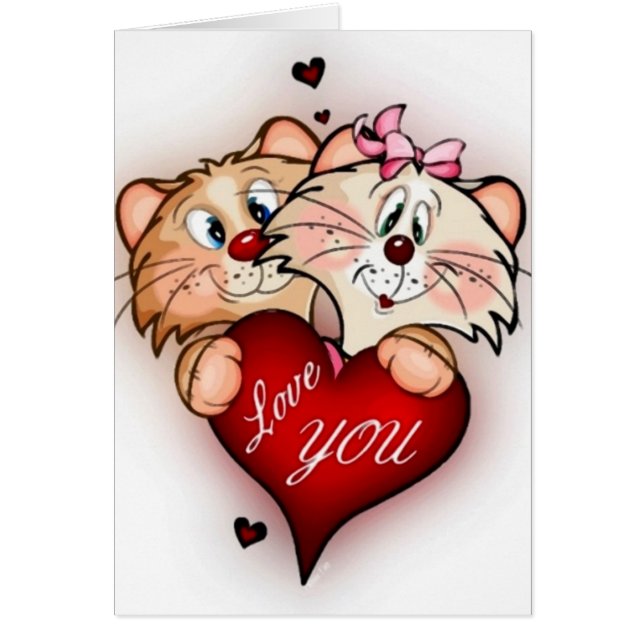 I Love You Picture Card (Front)