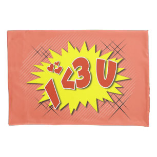 I love you pillowcase