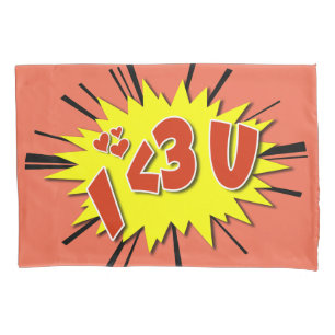 I love you pillowcase
