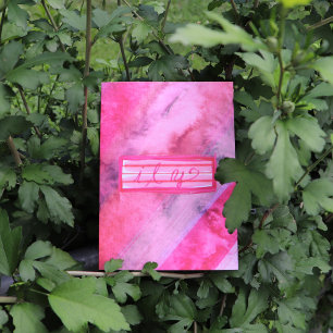 I love you pink ily valentine lovers card