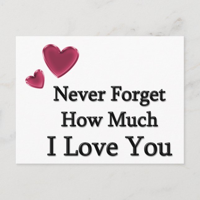 I Love You Postcard (Front)
