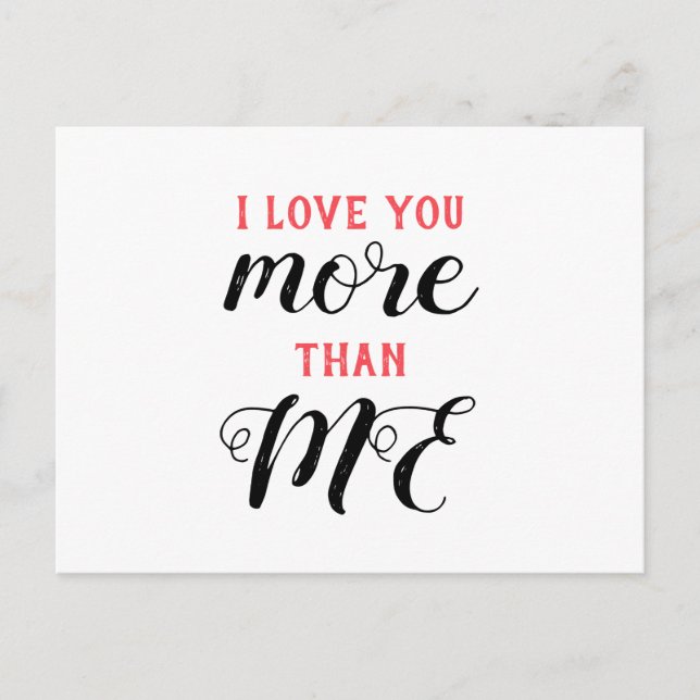 I Love You Postcard (Front)