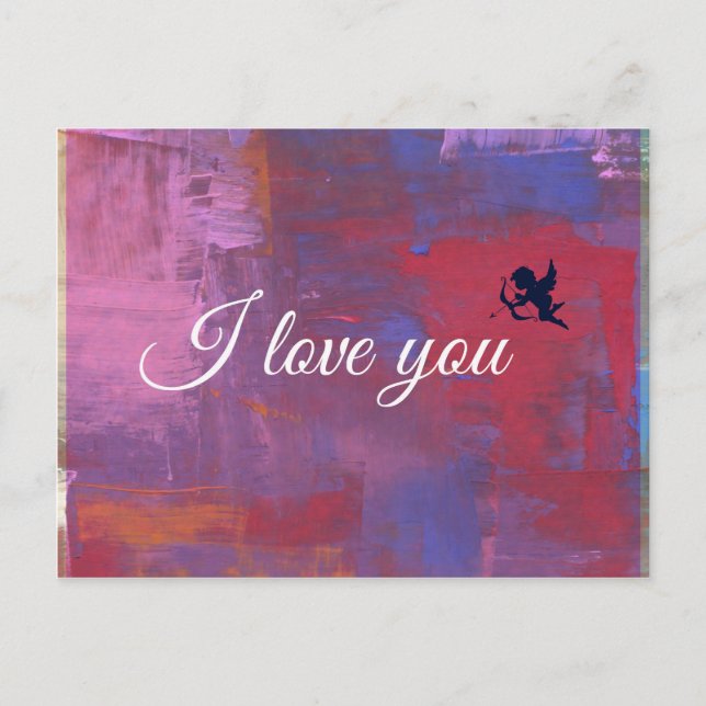 I love you postcard (Front)