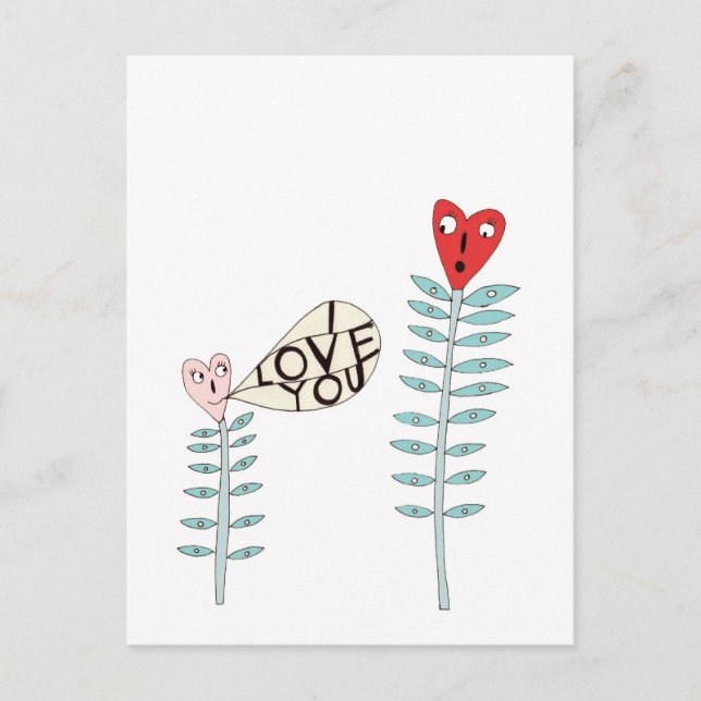 I LOVE YOU POSTCARD (Front)