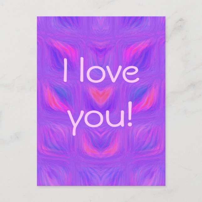 I Love You! Postcard (Front)