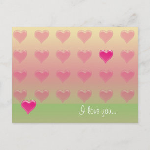 I love you! - Postcard