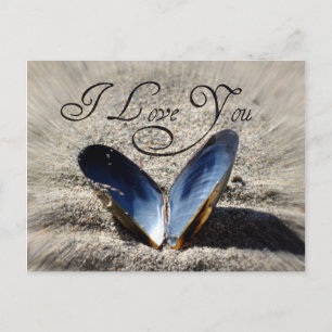 I love you postcard