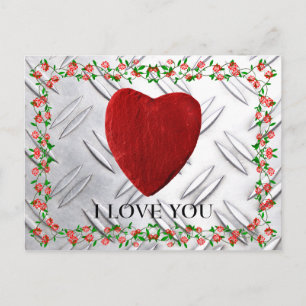I love you postcard