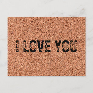 "I LOVE YOU" POSTCARD