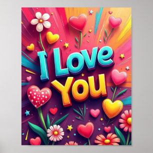 I love You Poster