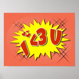 I love you poster