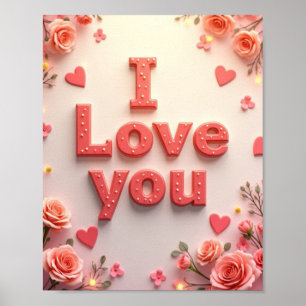 I love You Poster