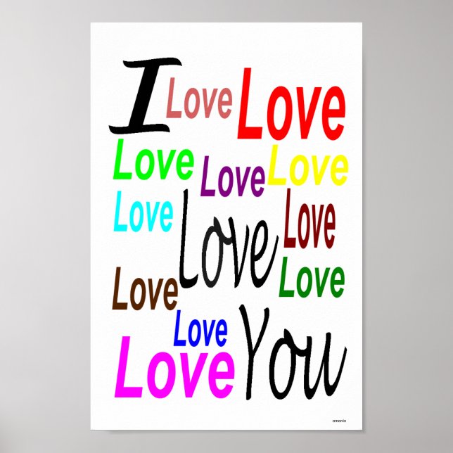 I Love You Poster (Front)
