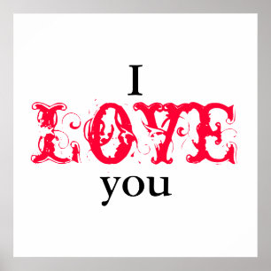I love you - Poster