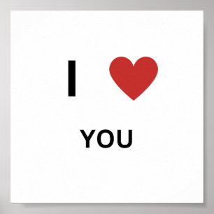 I Love You Poster