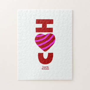 I Love You Puzzle 28 cm x 35,5 cm