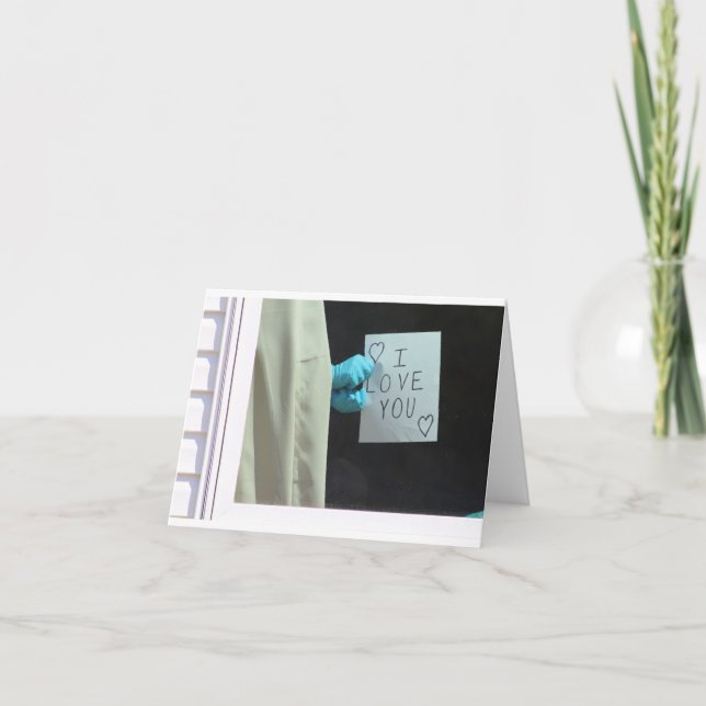 I Love You Quarantine Card (Front)