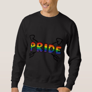 I Love You Rainbow Hearts Lgbt Gay Lesbian Pride Sweatshirt