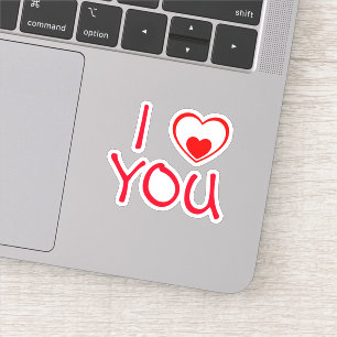 I love you red heart