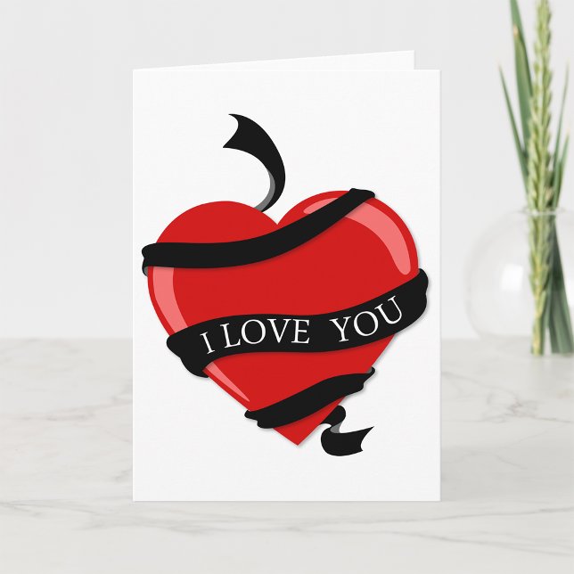 I Love You Red Heart Greeting Cards (Creator Uploaded)