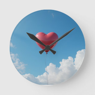 I love you round clock