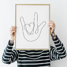 I love you Sign