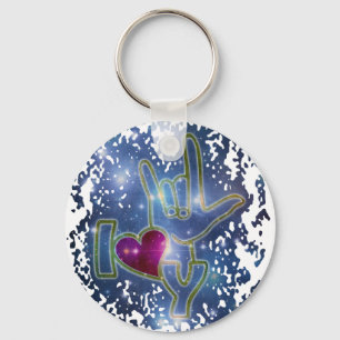 I LOVE YOU / sign language Keychain