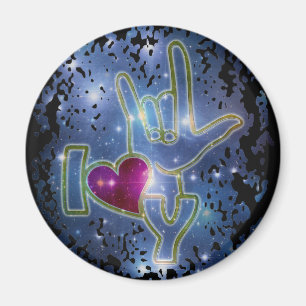 I LOVE YOU / sign language Magnet