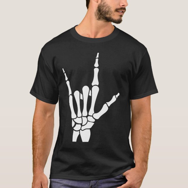 I love you skeleton hand T-Shirt (Front)