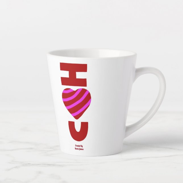 I Love You Small Latte Mug (Right)