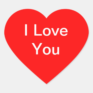 I love you stickers