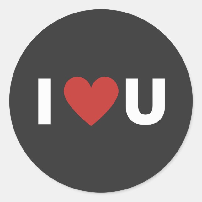 I Love You Stickers (Front)
