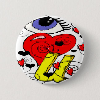 I LOVE YOU SYMBOLS 2 INCH ROUND BUTTON
