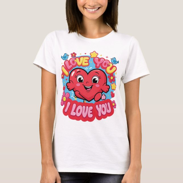 I Love You  T-Shirt (Front)