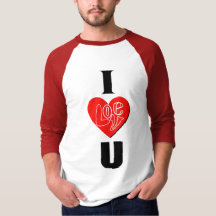 I Love You T-Shirt Design