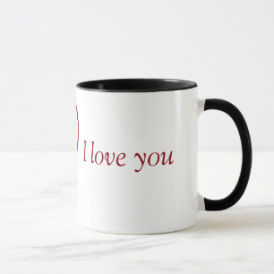 I love you tango taza mug