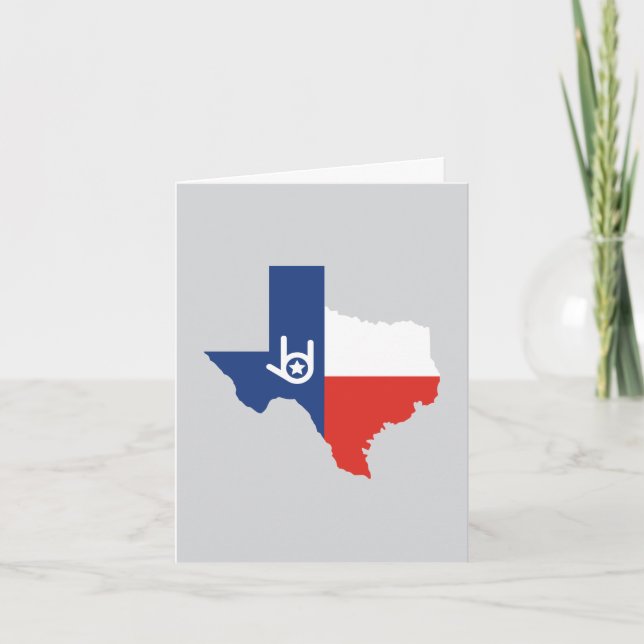 I Love You, Texas Card (Front)