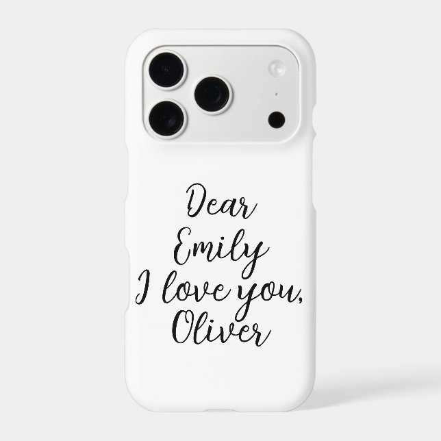  I Love You Text Template (Back)