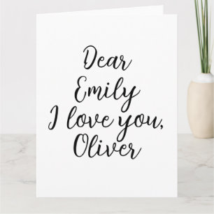 I Love You Text Template
