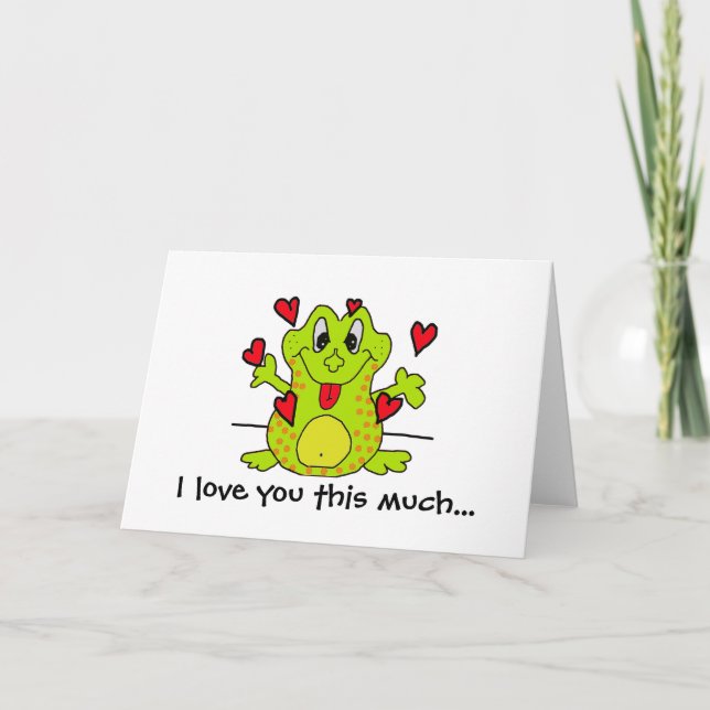I love you this much... card (Front)