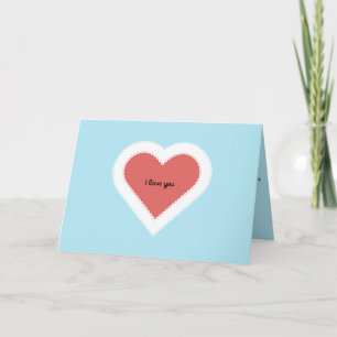 I love you this much! girl emoji valentine holiday card