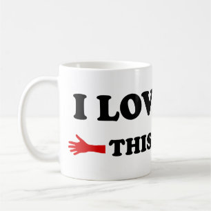 I love you this Much Open Arms Coffee Mug