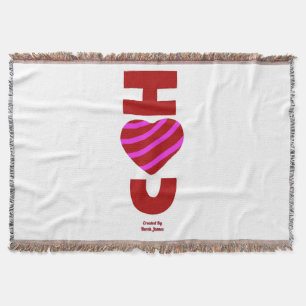 I Love You Throw Blanket