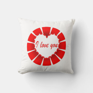 I love you throw pillow