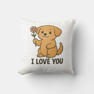 I Love You  Throw Pillow