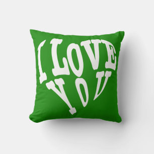 I LOVE YOU THROW PILLOW